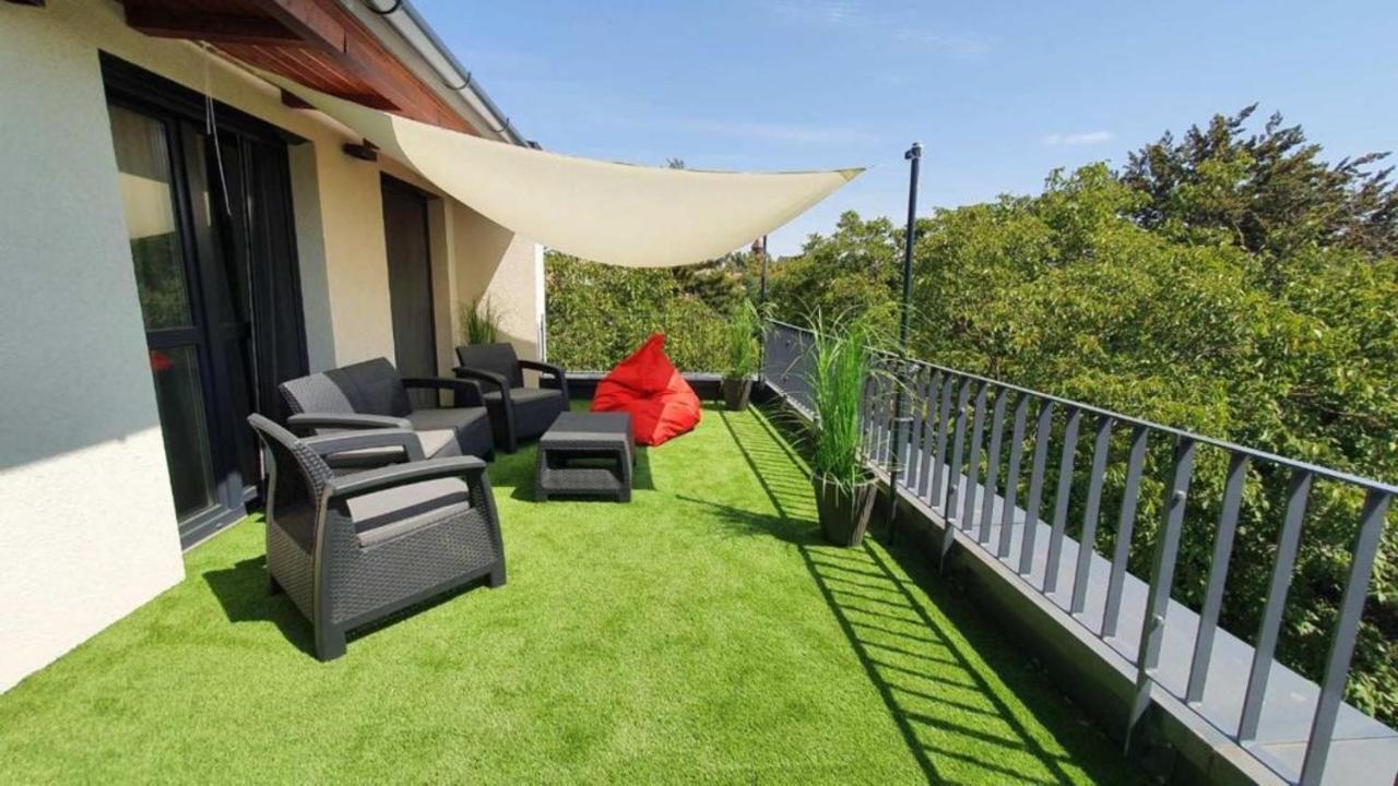 Sun Terrace Mini Penthouse Bestern セゲド エクステリア 写真
